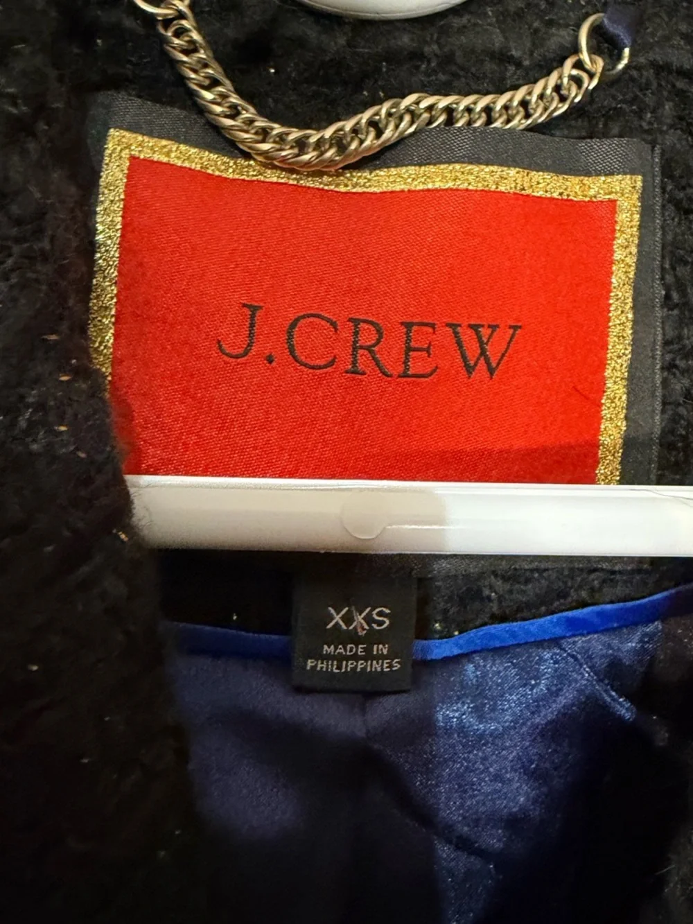 J. Crew Black Bouclé Double-Breasted Blazer - Picture 3 of 6
